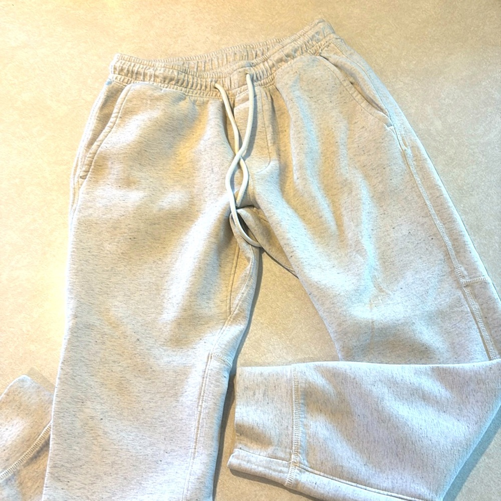 American Eagle Outfitters Cream Sweatpants